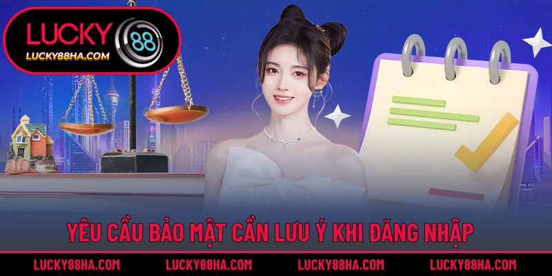 Cẩm nang cần chú ý khi đăng nhập tài khoản