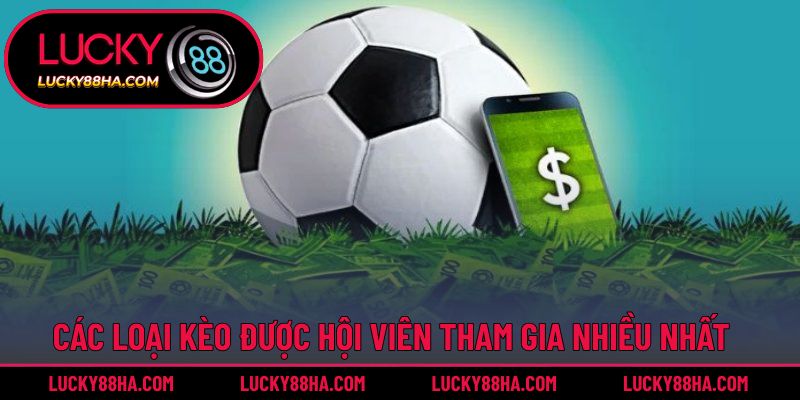 Các loại kèo được hội viên tham gia nhiều nhất