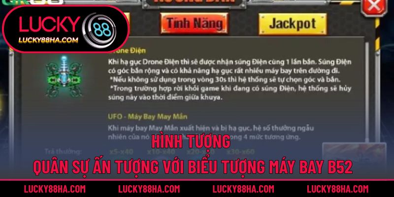 Hình tượng quân sự ấn tượng với biểu tượng máy bay B52