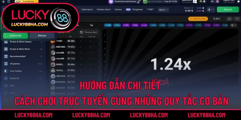 Hướng dẫn chi tiết cách chơi trực tuyến cùng những quy tắc cơ bản