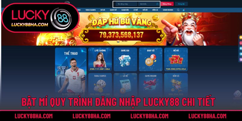 Hướng dẫn 3 bước đăng nhập Lucky88 đúng nhất