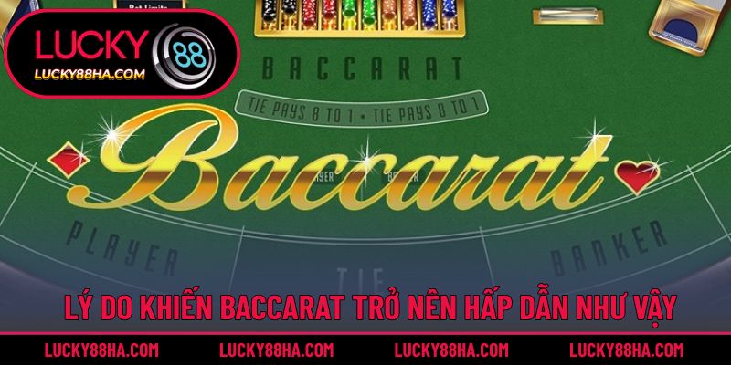 Lý do khiến baccarat trở nên hấp dẫn như vậy