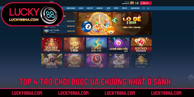 Tìm hiểu các trò chơi số đề hot nhất tại sảnh