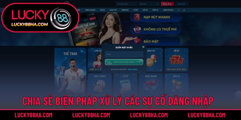 Hướng dẫn xử lý sự cố khi truy cập vào tài khoản